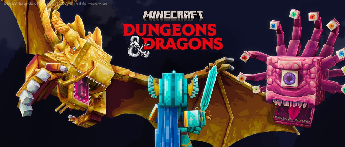 ダンジョンズ ＆ ドラゴンズ DLC が登場 | Minecraft